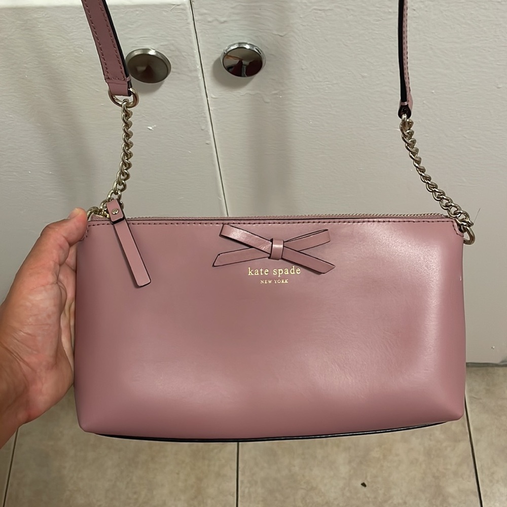 Purple crossbody bag